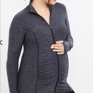 Zip Front Maternity Active Jacket